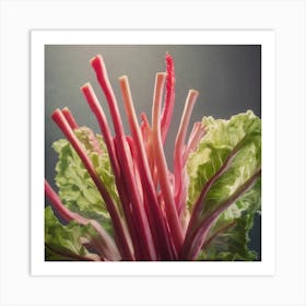 Rhubarb Stock Videos & Royalty-Free Footage Art Print