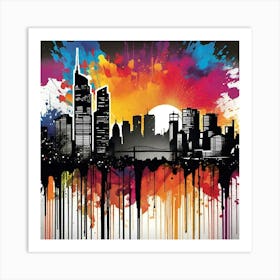 New York City Skyline 50 Art Print