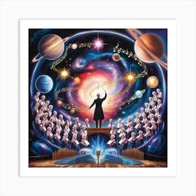 Choir Of The Universe Art Print