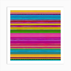 bright Stripes Art Print