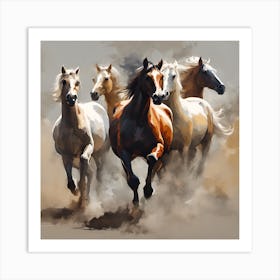 horses Art Print