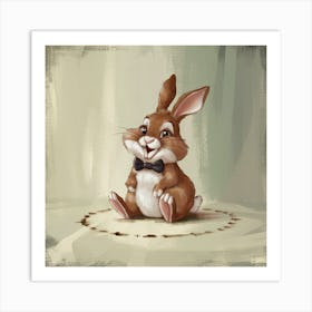 Cute Bunny Art Print