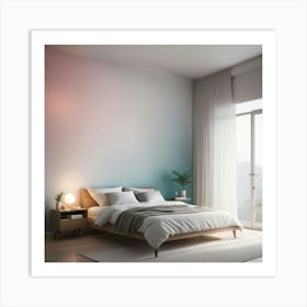 Modern Bedroom Art Print