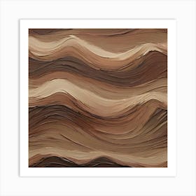 Wavy Waves Art Print