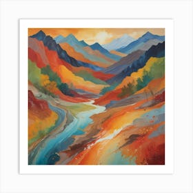 River Valley 2 Art Print