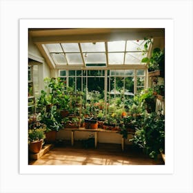 Images Of Indoor Small Greenhouse Inside Home Sett (2) Art Print