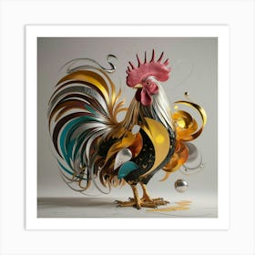 Rooster Art Print