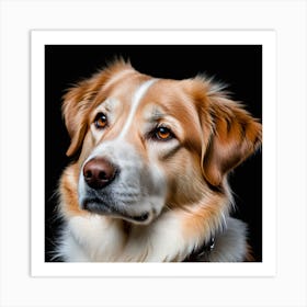 Portrait Of A Dog 5 Art Print