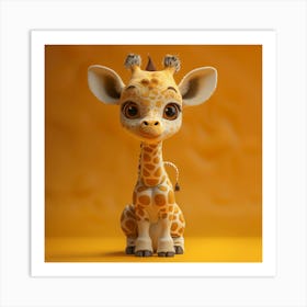 Cute Giraffe 31 Art Print