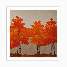 Autumn Trees Art Print