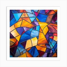 Stained Glass Art Print