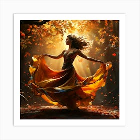 Autumn Dance Art Print