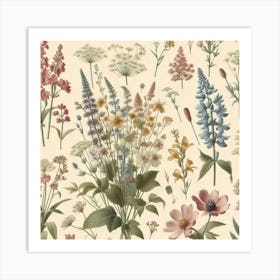 Wildflowers 20 Art Print