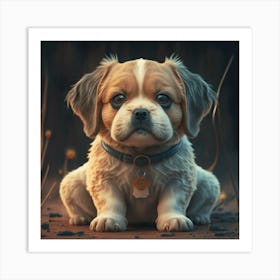 Cute Puppy 1 Art Print