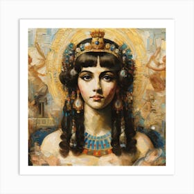 Semiramis Queen of Babylon Oil on Canvas Painting Art Print