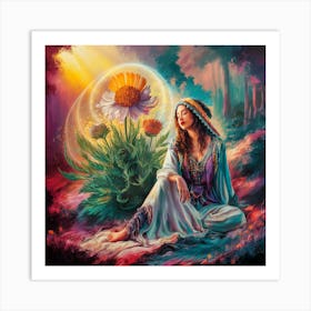 Shamanic Woman Art Print