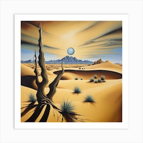 Desert Landscape 12 Art Print