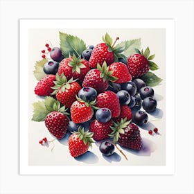 Berries Art Print