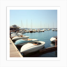 The Old Marina ~Reality Reimagined 2 Art Print