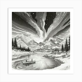 Northern Lights 2 Art Print