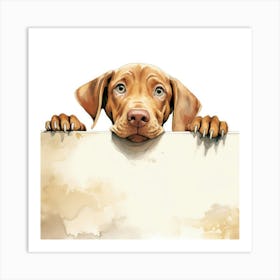 Vizsla Dog 3 Art Print