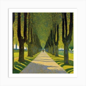 Allee At Schloss Kammer, Gustav Klimt 13 Art Print