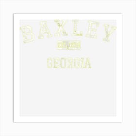 Baxley Georgia Ga Vintage Art Print