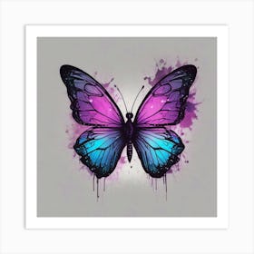 Butterfly Painting 226 Art Print