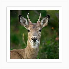 Deer Head 1 Art Print