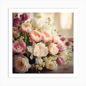 Firefly Soft Pastel Blossoms Flowers In Soft, Muted Colors For A Romantic And Dreamy Look 3 Affiche