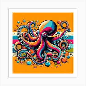 Octopus 6 Art Print