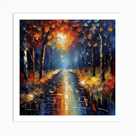 Road To The Forest Art Print