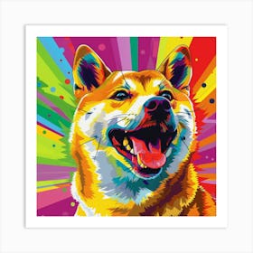 Shiba Inu 10 Art Print