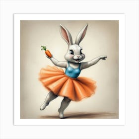 Bunny Dancer 5 Art Print