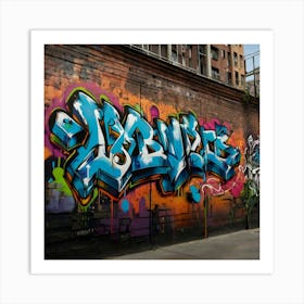 Graffiti - Graffiti Stock Videos & Royalty-Free Footage Art Print