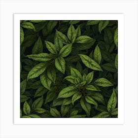 Tea Leaves Art 13 Art Print