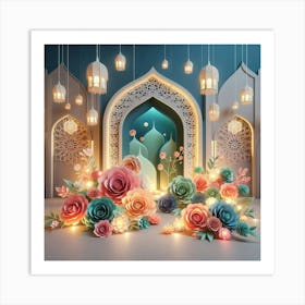 Islamic Muslim Wedding Art Print