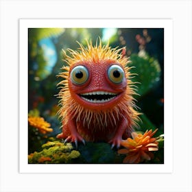 Firefly Whimsical Photorealistic Creature Full Of Playful Charm 22028 (3) Art Print