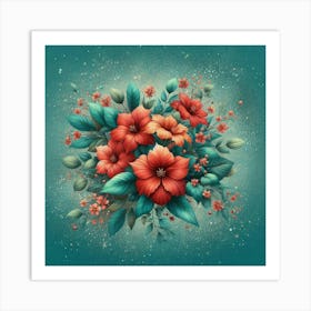 Bouquet Of Flowers 3 Art Print