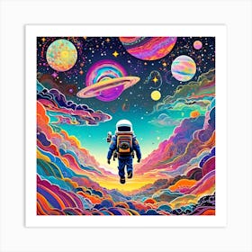 Happy Wanderer Art Print