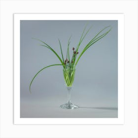 Grass In A Glass Art Print