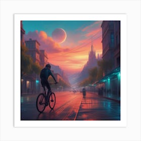 Futuristic City Art Print