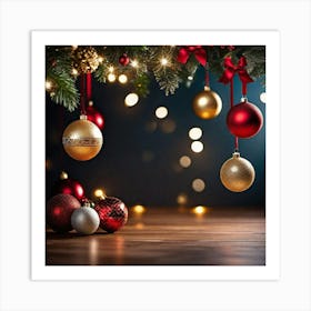 Christmas Decorations 7 Art Print