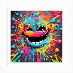 A Splash Of Happiness Art Print