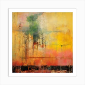 In The Forest - Abstract Painting Art Print