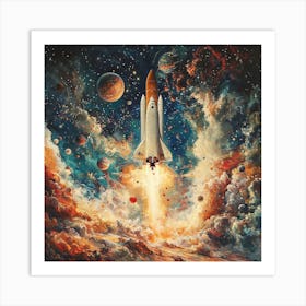 Space Shuttle Launch 1 Affiche