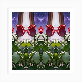 Flower of Love and Unity Art Print