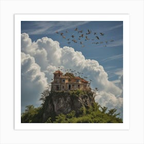 House On An Island Art Print