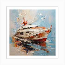 Yacht 1 Art Print