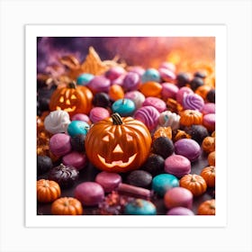 Halloween Candy 4 Art Print